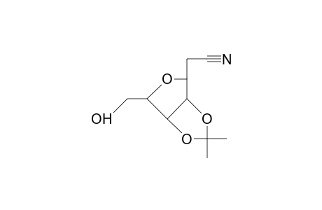 3,6-Anhydro-2-deoxy-4,5-O-isopropylidene-D-altro-heptononitrile