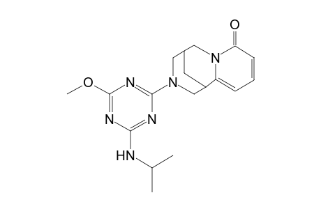 Pyrido[1,2-a][1,5]diazocin-8-one, 3-(4-isopropylamino-6-methoxy-[1,3,5]triazin-2-yl)-1,2,3,4,5,6-hexahydro-1,5-methano-