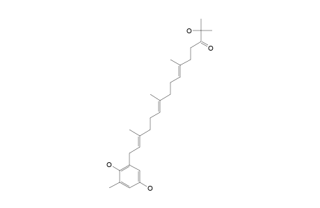 (6E,10E,14E)-16-(2,5-dihydroxy-3-methylphenyl)-2-hydroxy-2,6,10,14-tetramethylhexadeca-6,10,14-trien-3-one