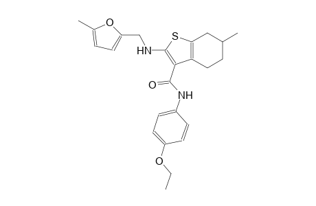 benzo[b]thiophene-3-carboxamide, N-(4-ethoxyphenyl)-4,5,6,7-tetrahydro-6-methyl-2-[[(5-methyl-2-furanyl)methyl]amino]-