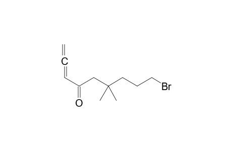 9-bromo-6,6-dimethyl-nona-1,2-dien-4-one