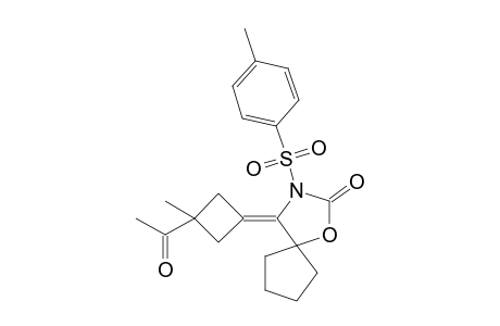 4-(3-Acetyl-3-methylcyclobutylidene)-3-p-toluenesulfonyl-1-oxa-3-azaspiro[4.4]nonan-2-one