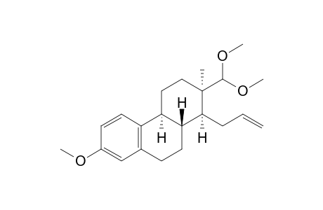(1S,2R,4aS,10aR)-1-allyl-2-(dimethoxymethyl)-7-methoxy-2-methyl-3,4,4a,9,10,10a-hexahydro-1H-phenanthrene