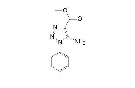 1H-1,2,3-Triazole-4-carboxylic acid, 5-amino-1-(4-methylphenyl)-, methyl ester