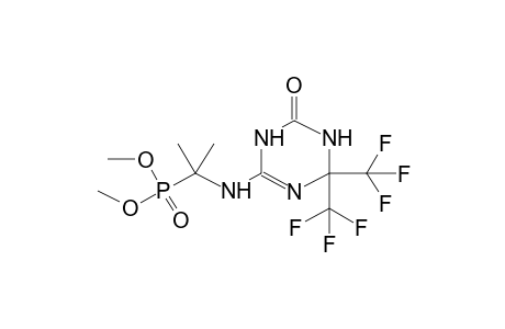 6-(ALPHA-DIMETHOXYPHOSPHORYLISOPROPYLAMINO)-4,4-BIS(TRIFLUOROMETHYL)-3,4-DIHYDRO-1,3,5-TRIAZIN-2(1H)-ONE