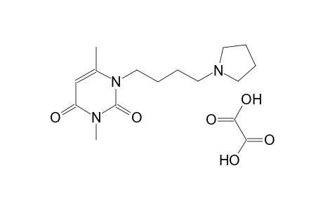3,6-dimethyl-1-[4-(pyrrolidin-1-yl)butyl]-1,2,3,4-tetrahydropyrimidine-2,4-dione; butane-2,3-dione