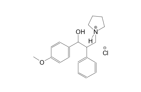 1-[3-hydroxy-3-(4-methoxyphenyl)-2-phenylpropyl]pyrrolidinium chloride