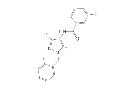 N-[3,5-dimethyl-1-(2-methylbenzyl)-1H-pyrazol-4-yl]-3-iodobenzamide