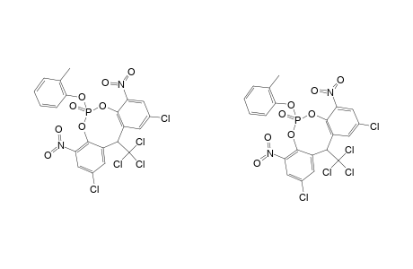 6-(2-METHYLPHENOXY)-2,10-DICHLORO-4,8-DINITRO-12-TRICHLOROMETHYL-12H-DIBENZO-[D,G]-[1,3,2]-DIOXAPHOSPHOCIN-6-OXIDE