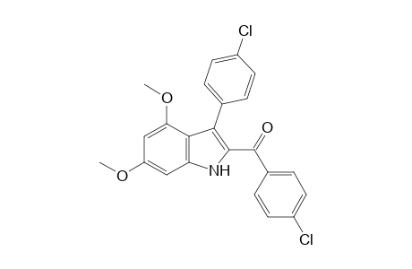 2-(4-chlorobenzoyl)-3-(4-chlorophenyl)-4,6-dimethoxyindole