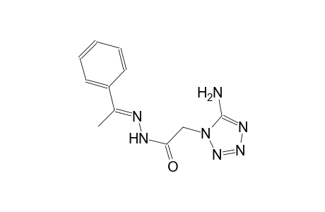 2-(5-amino-1H-tetraazol-1-yl)-N'-[(E)-1-phenylethylidene]acetohydrazide