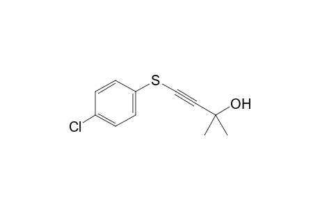 4-[(4-Chlorophenyl)thio]-2-methylbut-3-yn-2-ol