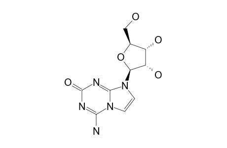 4-AMINO-8-(BETA-D-RIBOFURANOSYL)-IMIDAZO-[1,2-A]-1,3,5-TRIAZIN-2(8H)-ONE