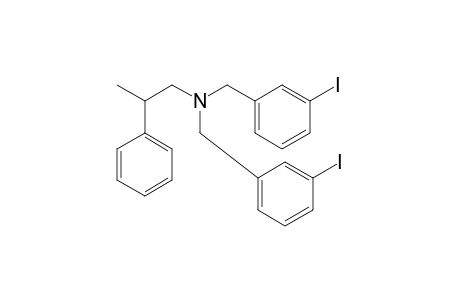 N,N-Bis(3-iodobenzyl)beta-methylbenzeneethanamine