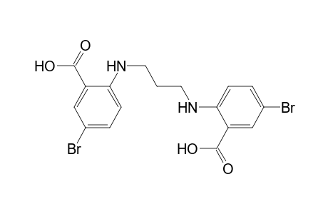 Benzoic acid, 2,2'-(1,3-propanediyldiimino)bis[5-bromo-