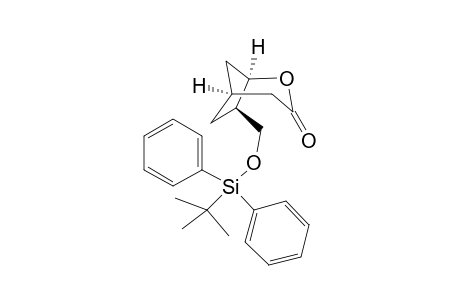 (1R,5R,7S)-7-{[(t-Butyl)diphenylsilyloxy]methyl -2-oxabicyclo[3.2.1]octan-3-one