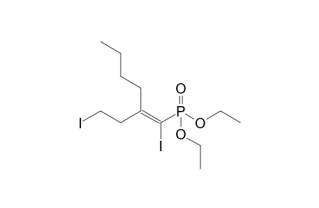 (3Z)-3-[diethoxyphosphoryl(iodanyl)methylidene]-1-iodanyl-heptane