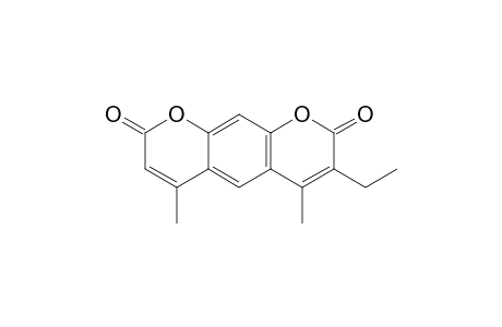 3-Ethyl-4,6-dimethylpyrano[3,2-g]chromene-2,8-dione