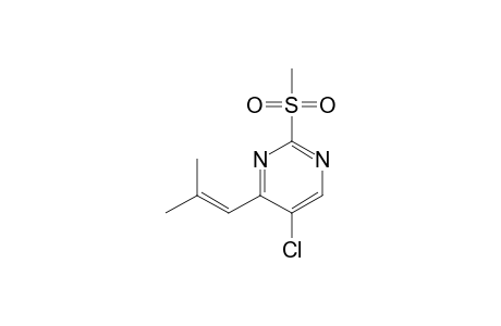 5-CHLORO-4-(2-METHYL-1-PROPENYL)-2-METHYLSULFONYLPYRIMIDINE