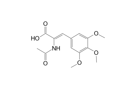 (Z)-2-acetamido-3-(3,4,5-trimethoxyphenyl)-2-propenoic acid