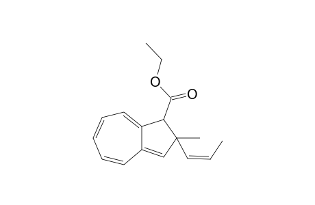 Ethyl 2-methyl-2-(propenyl)azulene-1-carboxylate