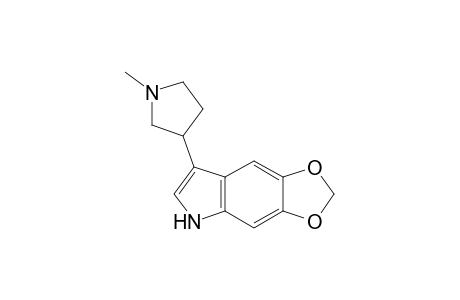 7-(1-Methyl-3-pyrrolidinyl)-5H-[1,3]dioxolo[4,5-f]indole