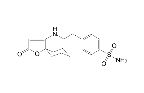 Furan-2(5H)-one, 4-[2-(4-aminosulfonylphenyl)ethyl]-5-spirocyclohexane-
