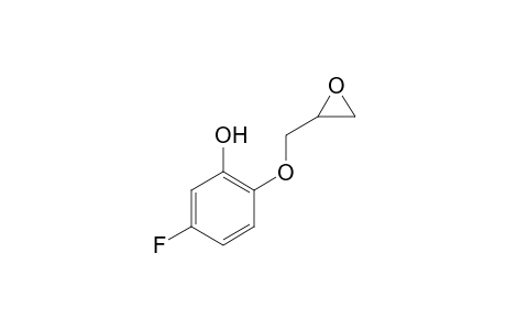 5-Fluoro-2-(oxiran-2-ylmethoxy)phenol