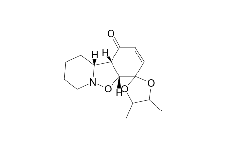 (4aRS,10aRS,10bSR)-4,4-[(1RS,2RS)-(1,2-Dimethylethylene)dioxy]-4,4a,7,8,9,10,10a,10b-octahydro-1H-pyrido[1,2-b][1,2]benzisoxazol-1-one