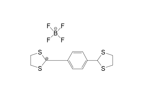 2-[4-(1,3-Dithiolan-2-yl)phenyl]-1,3-dithiolan-2-ylium-tetrafluoroborate