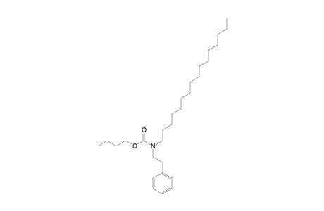 Carbonic acid, monoamide, N-(2-phenylethyl)-N-hexadecyl-, butyl ester