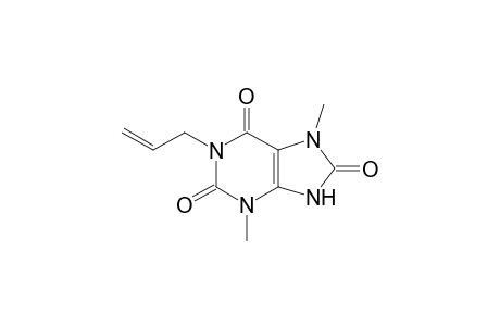 1-Allyl-3,7-dimethyl-9H-purine-2,6,8-trione