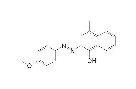 1-Naphthalenol, 2-[2-(4-methoxyphenyl)diazenyl]-4-methyl-