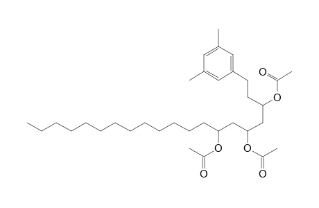 1-(3',5'-Dimethylphenyl)cosan-3,5,7-triyl triacetate