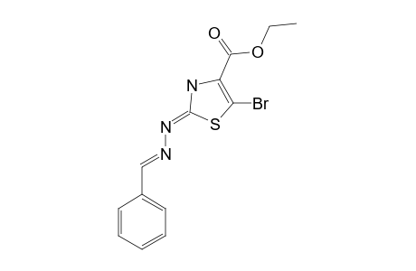 2-BENZYLIDENEHYDRAZINO-4-CARBETHOXY-5-BROMOTHIAZOLE