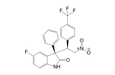 (R)-5-fluoro-3-((R)-2-nitro-1-(4-(trifluoromethyl)phenyl)ethyl)-3-phenylindolin-2-one