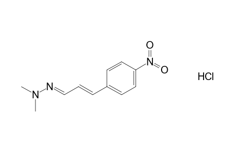 (1E,2E)-3-(4-Nitrophenyl)prop-2-enal Dimethylhydrazone hydrochloride