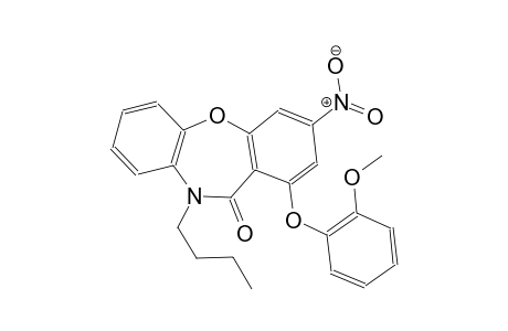 dibenzo[b,f][1,4]oxazepin-11(10H)-one, 10-butyl-1-(2-methoxyphenoxy)-3-nitro-