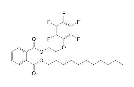 Phthalic acid, 2-(pentafluorophenoxy)ethyl undecyl ester