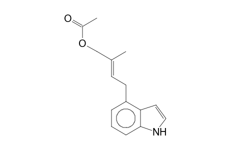 Acetic acid, 4-(1H-indol-4-yl)-2-methyl-but-2-enyl ester