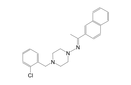 1-piperazinamine, 4-[(2-chlorophenyl)methyl]-N-[(E)-1-(2-naphthalenyl)ethylidene]-