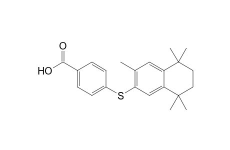 4-(1,1,4,4,7-pentamethyltetralin-6-yl)sulfanylbenzoic acid