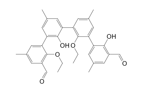 [1,1':3',1'':3'',1'''-Quaterphenyl]-3,3'''-dicarboxaldehyde, 2,2''-diethoxy-2',2'''-dihydroxy-5,5',5'',5'''-tetramethyl-