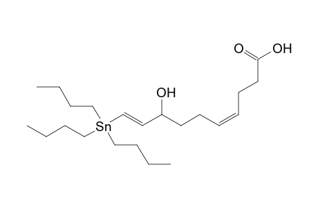 8-Hydroxy-10-(tributylstannyl)-4Z,9E-decadienoic acid