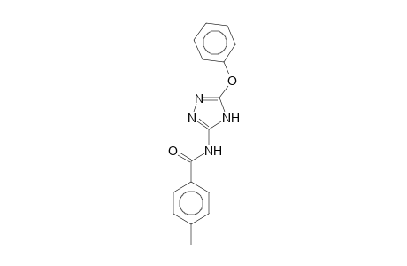 4H-1,2,4-Triazole, 3-(p-methylbenzoylamino)-5-phenoxy-