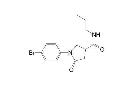 1-(4-bromophenyl)-5-oxo-N-propyl-3-pyrrolidinecarboxamide