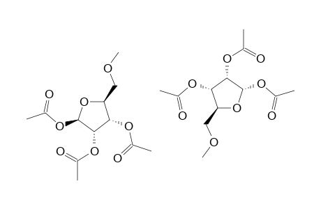 1,2,3-TRI-O-ACETYL-5-O-METHYL-ALPHA/BETA-D-RIBOFURANOSIDE