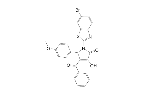 4-benzoyl-1-(6-bromo-1,3-benzothiazol-2-yl)-3-hydroxy-5-(4-methoxyphenyl)-1,5-dihydro-2H-pyrrol-2-one