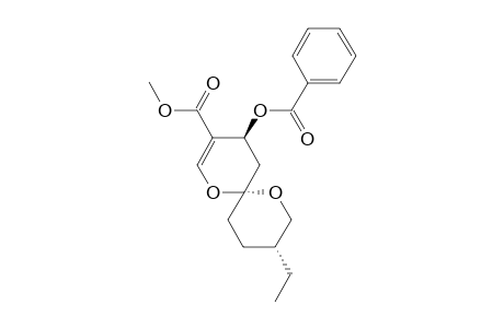 (4S,6R,9R)-4-(Benzoyloxy)-9-ethyl-3-(methoxycarbonyl)-1,7-dioxasioro[5.5]undec-2-ene