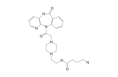 5,11-Dihydro-11-[4-[2-(N-[4-amino-1-oxobutyl]amino)ethyl]piperazinoacetyl-1-pyrido[1,2-B]benz[1,4]diazepin-6-one